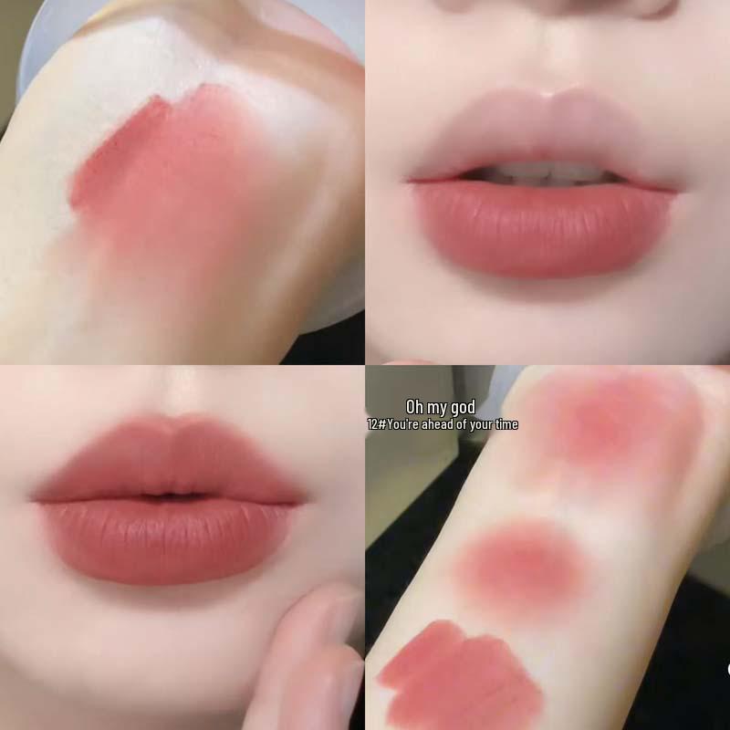 HERORANGE Traumfänger Samt-Lipgloss Matt Nebeliges Nude – Nicht abfärbender, aufhellender Lippenstift für einen natürlichen Look