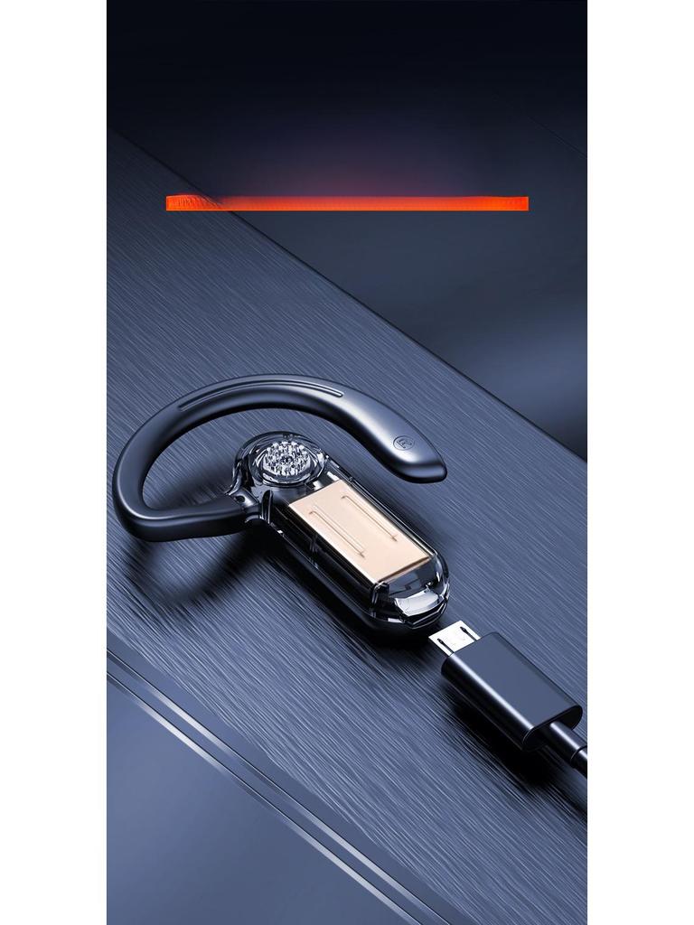 V28 Bone Conduction Wireless Headset: Large Battery, Digital Display, Voice Control, Not In-ear, Ideal for Sports & Business.