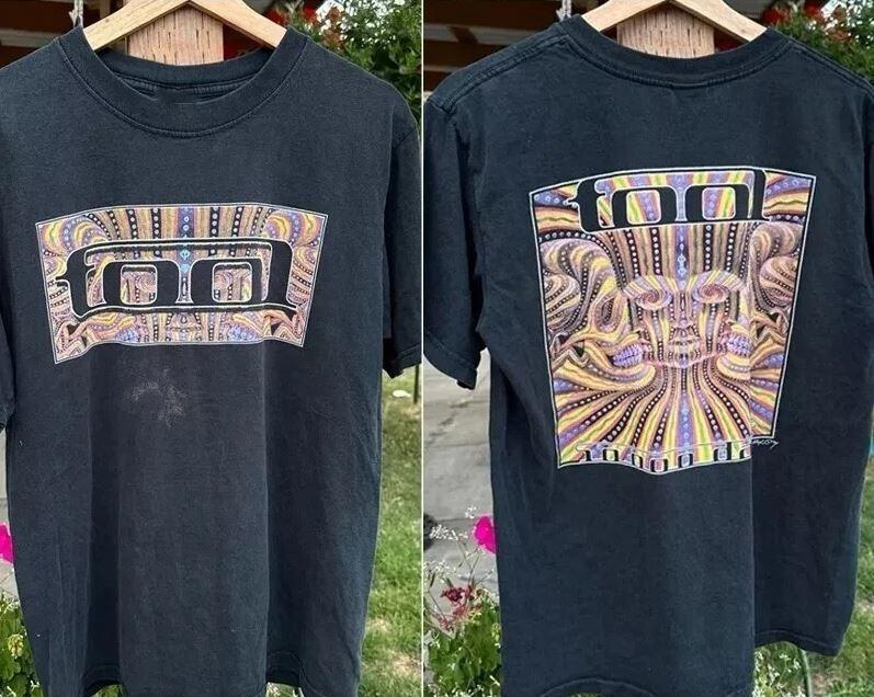 Tričko kapely Tool Vzácný design Černé tričko Oboustranný potisk Tool Rocková kapela Unisex S-4XL