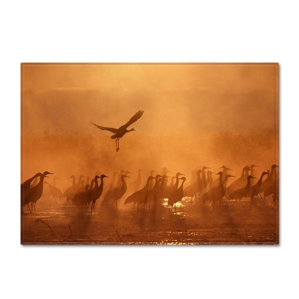 Flamingo Large Carpet Feather Wind Bedroom Floor Mat