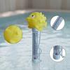 Floating Pool Thermometer Cartoon Easy To Read for Ponds Spas Outdoor Indoor 22x9x6.5cm Purple