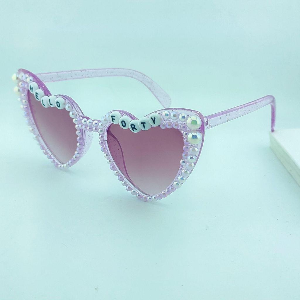 2024 Trendy Pearl Bride Sunglasses for Women's Weddings & Birthday Parties - Euro-American Style