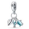 FitNew Original Bracelets 100% 925 Sterling Silver Oecan Blue Sea Turtle Starfish Mermaid Charms Beads DIY Jewelry Making