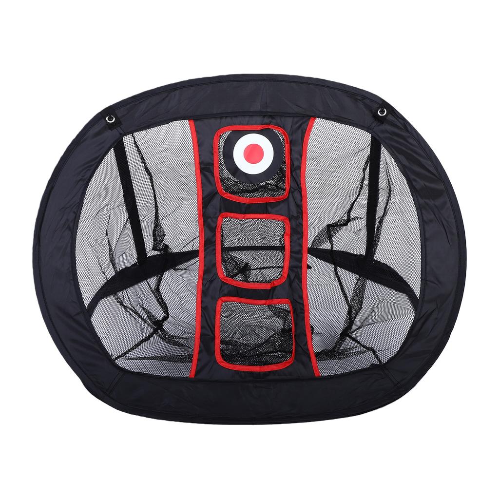 Pop Up Club Hitting Net Indoor Outdoor Portable Folding Chipping Net with X Frame Sturdy Nylon for Backyard Lawn