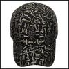Cap with English CA650 [White Fang] Letters, Hat, Sports, Running, Outdoor, Men's, Women's, (Gold)