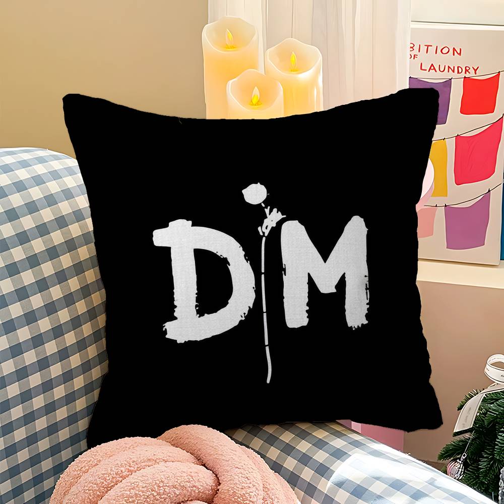 Electronic Rock D-Depeche Cushion Cover Polyester Sofa Cushions Decorative Throw Pillows Home Decoration Pillowcover