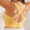 Women Plus Size Wireless Shockproof Sports Bra For Running Workout