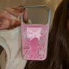 Gilt 17 Mobile Phone Case Iphone17promax Apple 16 Suitable for 14 Pink Bow Pony High-quality Mobile Phone Case