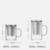 Samadoyo high borosilicate glass heat-resistant glass filter type tea cup office cup milk cup  afternoon tea cup water cup