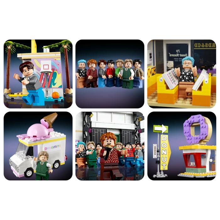 BTS BTS 'Dynamite' Edition Lego Collaboration and BTS Lego Official, BTS Official Stamp GIFT