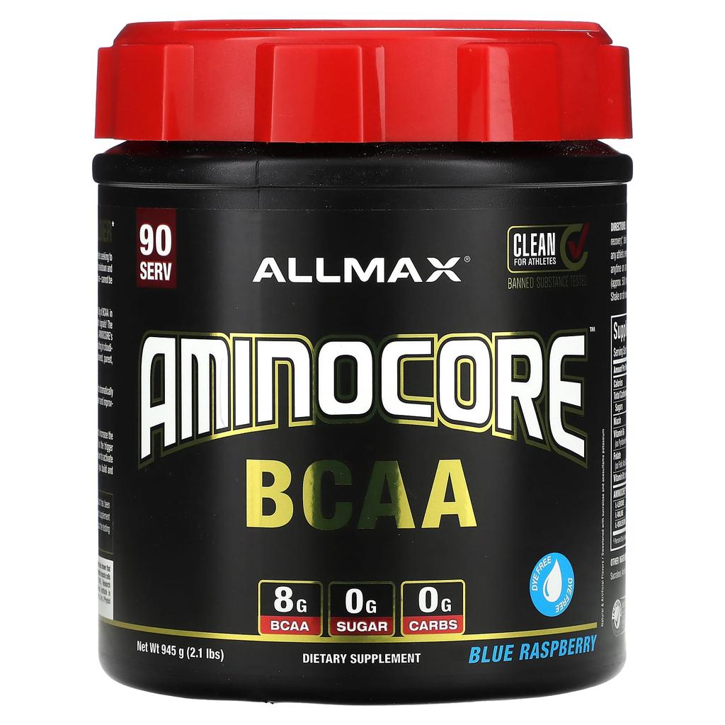 ALLMAX, AMINOCORE BCAA, Blue Raspberry, 2.1 Lb (945 G)