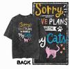 G Back Print Acid Washed Cotton oneck Cat Graphic Unisex Tshirt   Streetwear Big Size Cool Vintage Unisexs Tee Tshirt