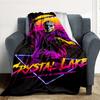 1pc Friday the 13th Outdoor Blanket Lightweight Flannel, All-Season Use for Sofa, Bed, Travel, Camping, Living Room, Office, Couch094