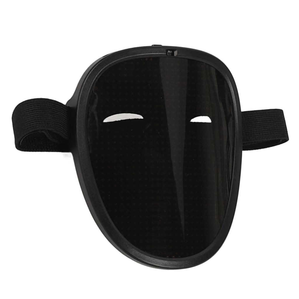 Dětská LED maska se snímáním gest, dobíjecí přes USB, RGB LED osvětlená maska měnící obličej pro