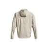 Under Armour Rush Series Legacy Color Block Logo Training Zip-Up Jacket Men Jackets Lime White 1366186-279
