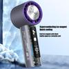 Handheld Fan Portable Hand Fan Personal Cooling LED Display 100 Speeds Rechargeable Air Cooler For Women Kids Hiking Travel