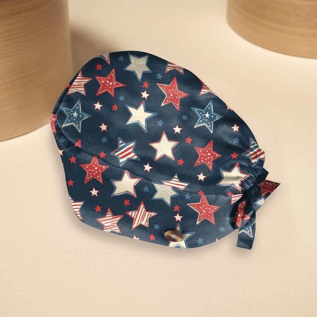 Fashion Print Work Hat Casual Wash Hat Bag Cap
