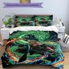 3pcs Duvet Cover Set (1*Duvet Cover + 2*Pillowcase, Without Core), Roronoa Zoro Print Bedding Set, Bedroom Decor, All‑Season, Gift