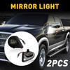 For Dodge RAM 2500 2010-2018 3500 AUXITO LED Side Puddle Mirror Lights White