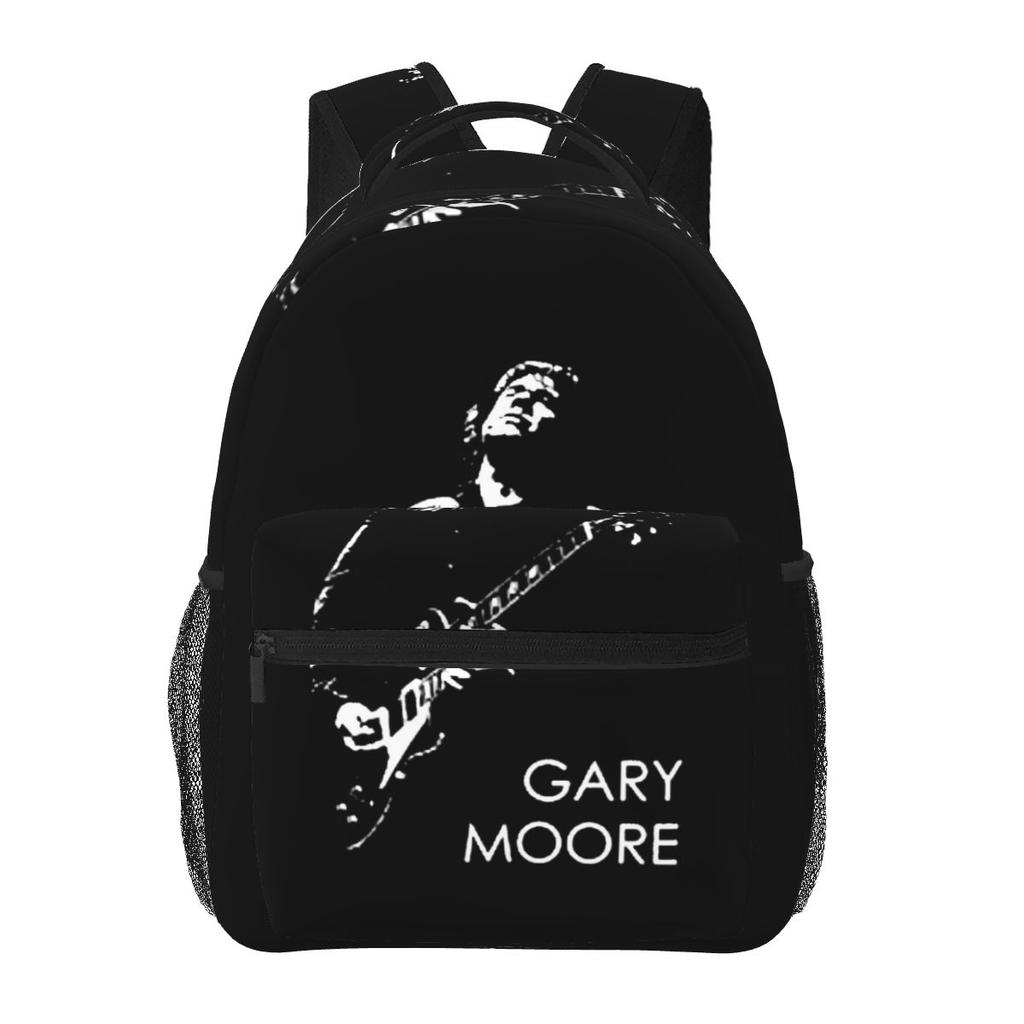 Gary Moore Backpacks Boys Girls Bookbag Students School Bags Cartoon Kids Rucksack Shoulder Bag Large Capacity
