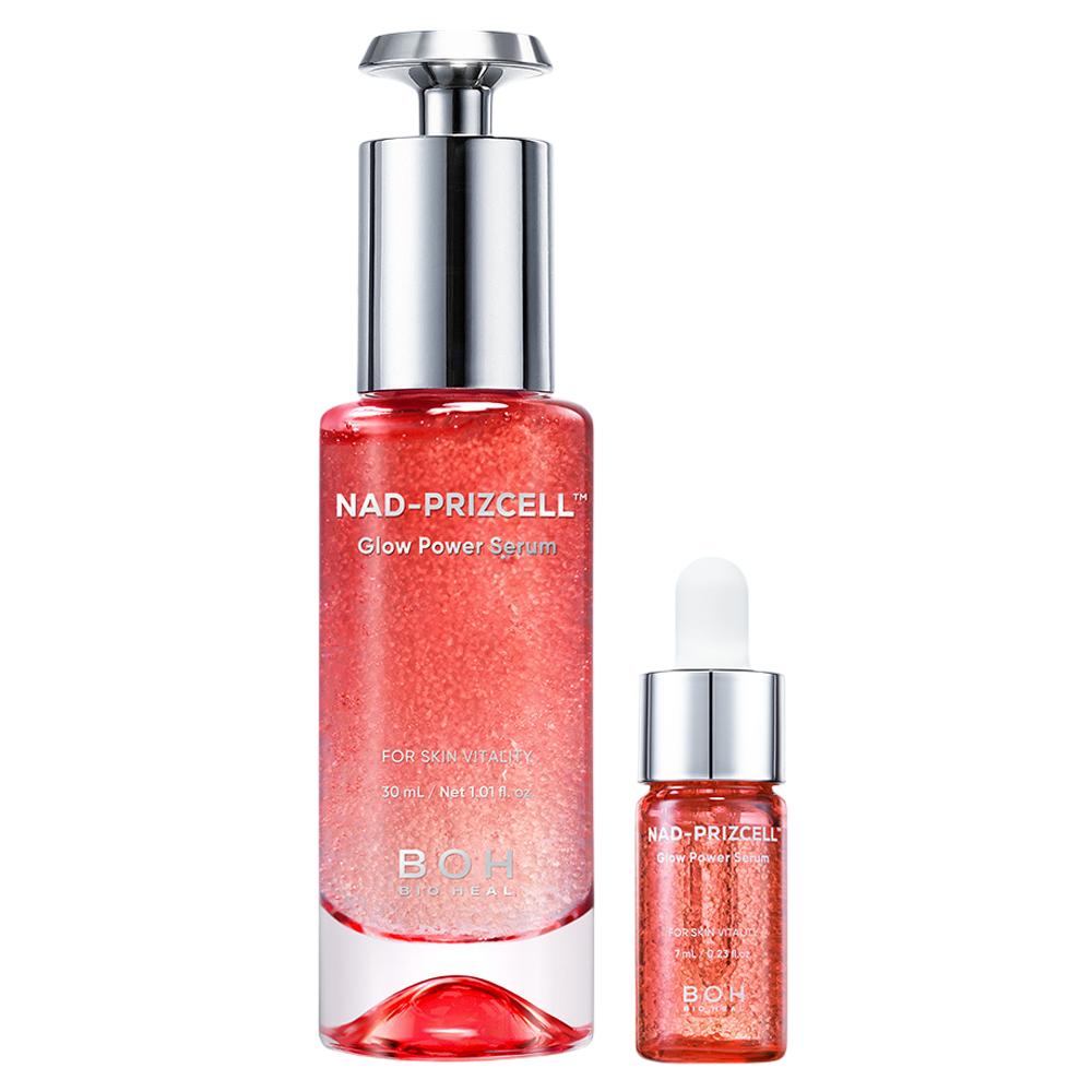 BIOHEAL BOH NAD-Prizcell Glow Power Serum 30ml - Brightening Glow Serum, Korean 30ml+7ml