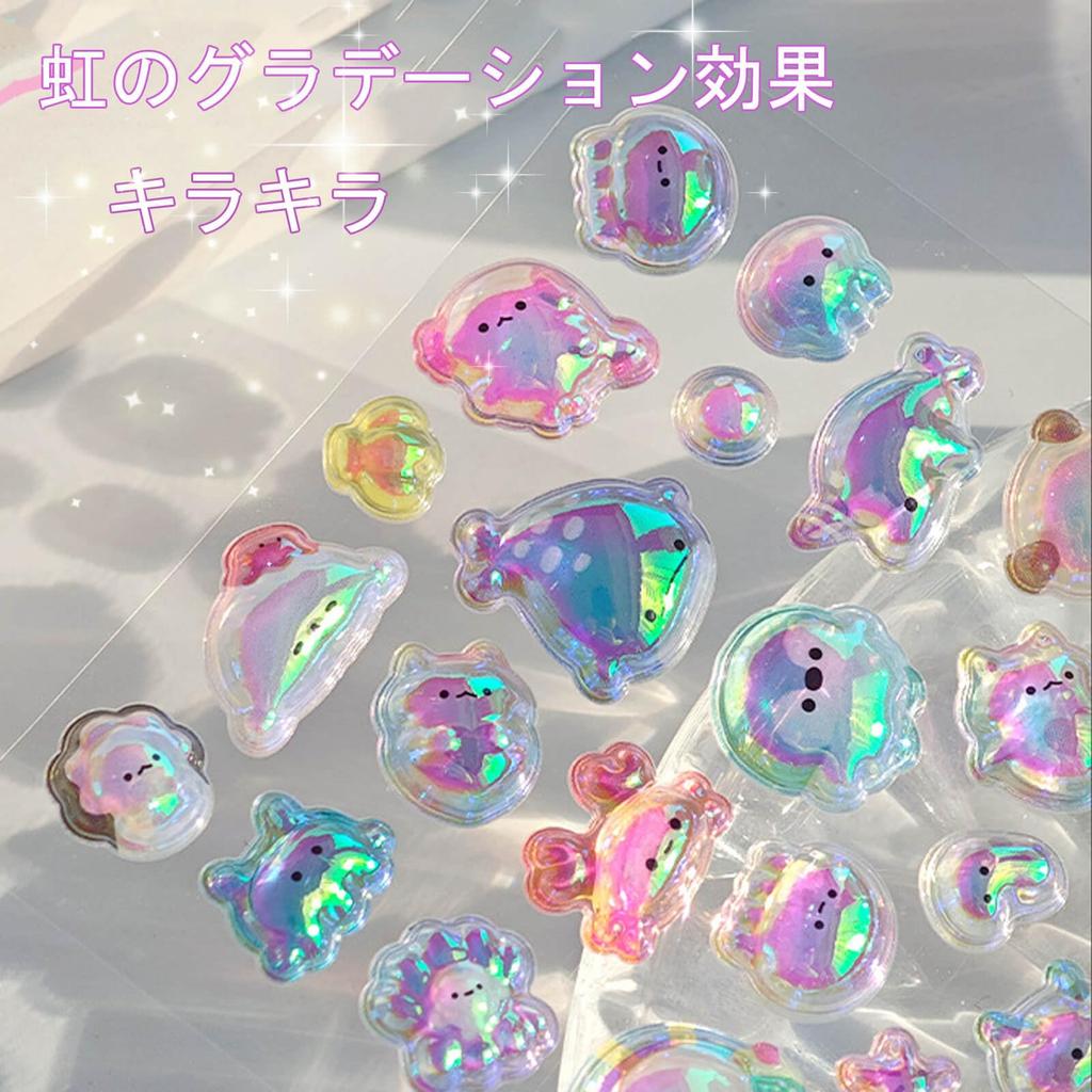 3D Decorativo Vários Brilho Fofo Recompensa Perfeito para Decorar Celular DIY DIY Conta Doméstica e Mais Adesivos, Animais, Ursos, Coelhos, Adesivos,