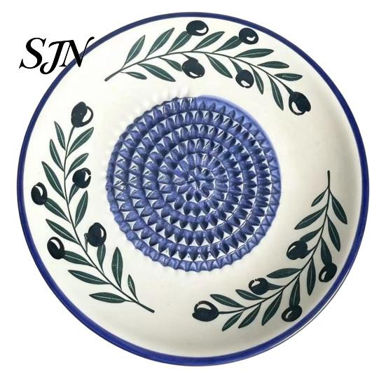 Ręczny Akcesorium Kuchenne do Tarcia Ceramiczna Tarcza do Tarcia Imbiru i Czosnku, Tarka z Ostrymi Zębami, Łatwe Niezbędne do Pasty do Czyszczenia Tarki Puree