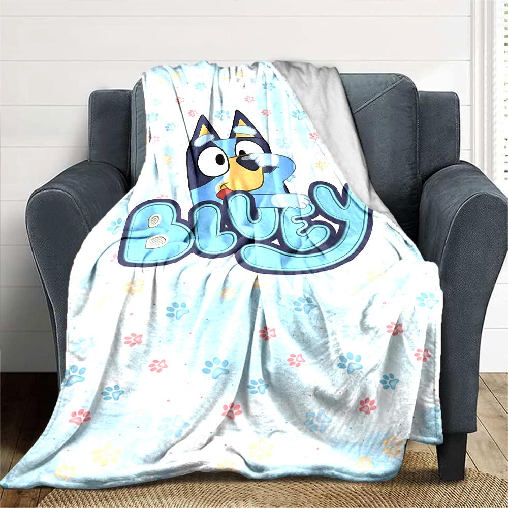 Bluey Blanket Soft Warm Cozy Perfect for Bed Picnics Chair for All Occasions Modern Style Ideal Gift for Friends Family Couples Picnic