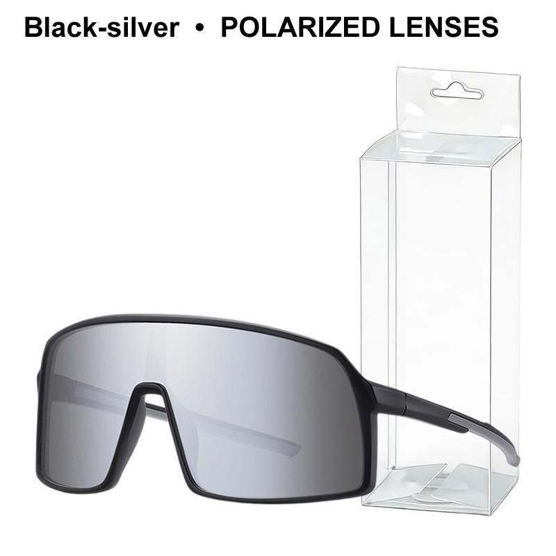 UV400 Polarized/Photochromic Sports Cycling Bike Glasses Large Frame Men Women TR90 MTB Baseball Fishing Softball Sunglasses