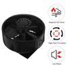 Green 5 Blades Heat Powered Stove Fan Log Wood Burner Quiet Free-standing Home Fireplace Fan Efficient Heat Distribution New