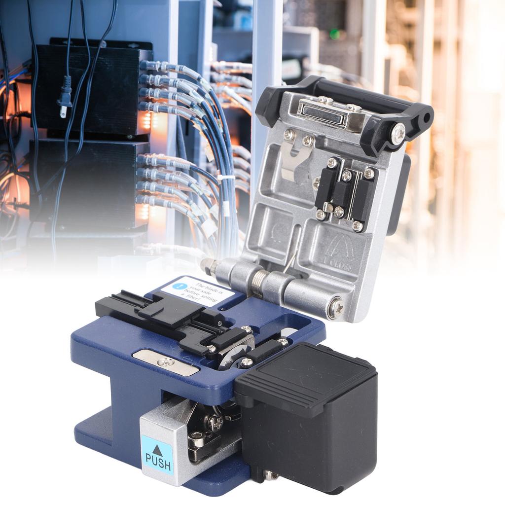 Cliveuse à fibre optique Haute Précision 12 Coupeur de fibre optique pour Épissure à froid Coupe Dénudag