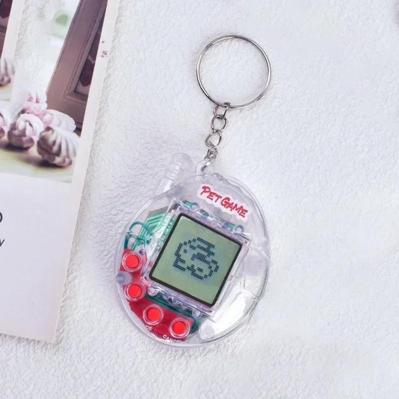 1PC Transparente elektronische Haustiere Tamagotchi Nostalgic 168 Haustiere in einem virtuellen Cyber ​​Digital Nostalgic Funny Toys Pixel Funny Play