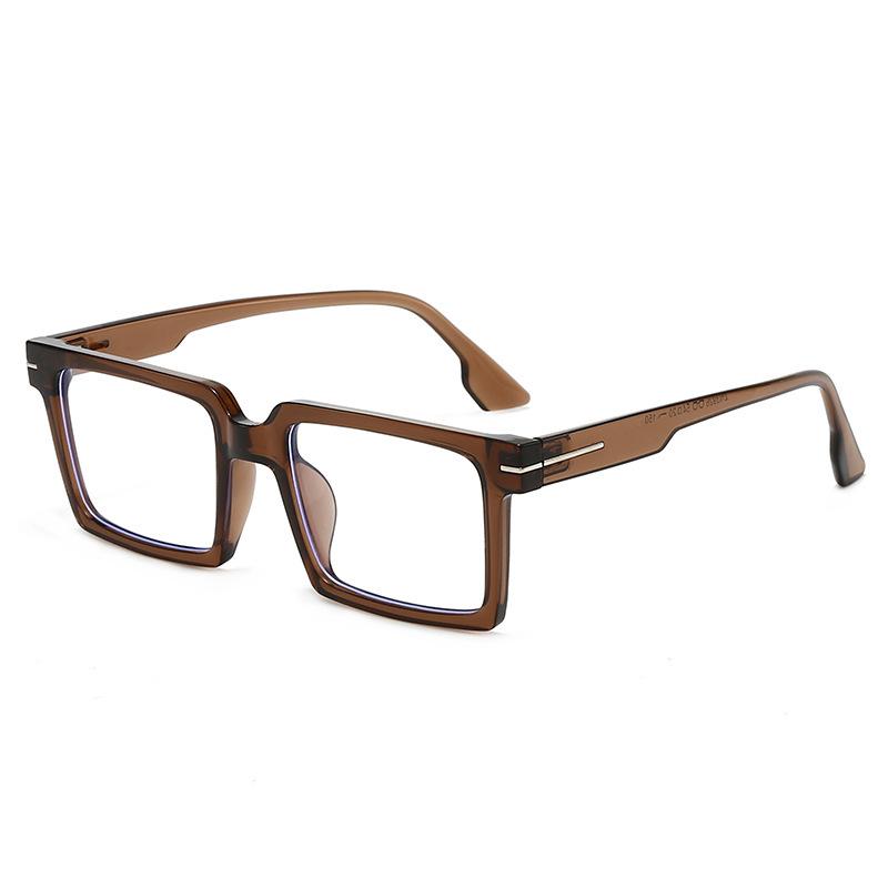Retro Square Anti-Blue Light Glasses – Simple, Casual, Versatile Eyeglass Frames
