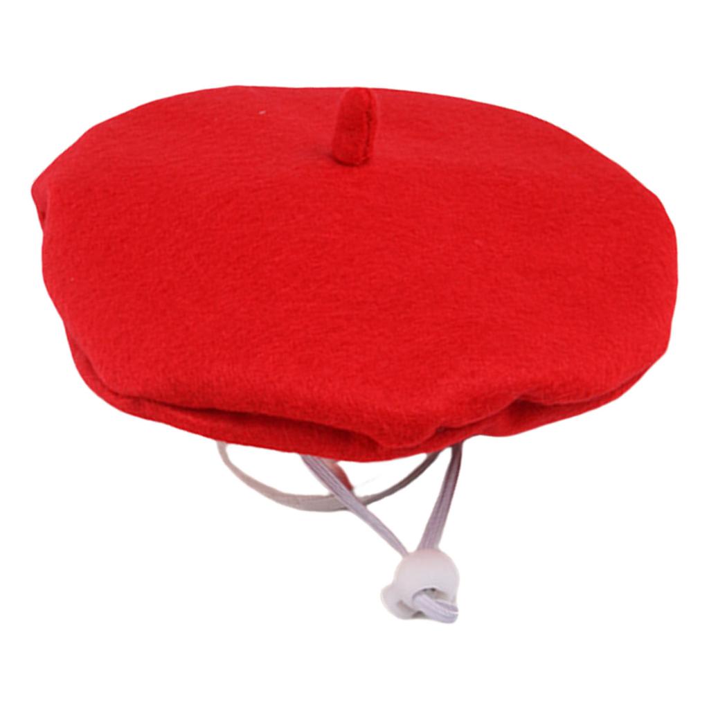 Soft Fabric Pet Beret Hat For Cats And Small Dogs Perfect For Photo Shoots And Party Events