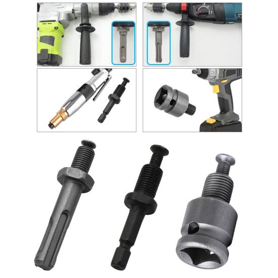 

3 шт., адаптеры для сверлильных патронов 10/13 мм, быстроразъемное резьбовое соединение, высокоскоростная сталь SDS-Plus, шестигранный хвостовик, квадратный адаптер патрона с внутренней резьбой для электрической дрели