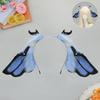 Halloween Fantasie Kreatur Kopfschmuck Gotischer Engel Motte Schafsohr Cosplay Requisite Comic Con