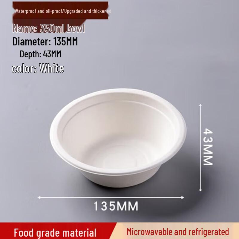Minnai Disposable Bagasse Pulp Plates and Bowls
