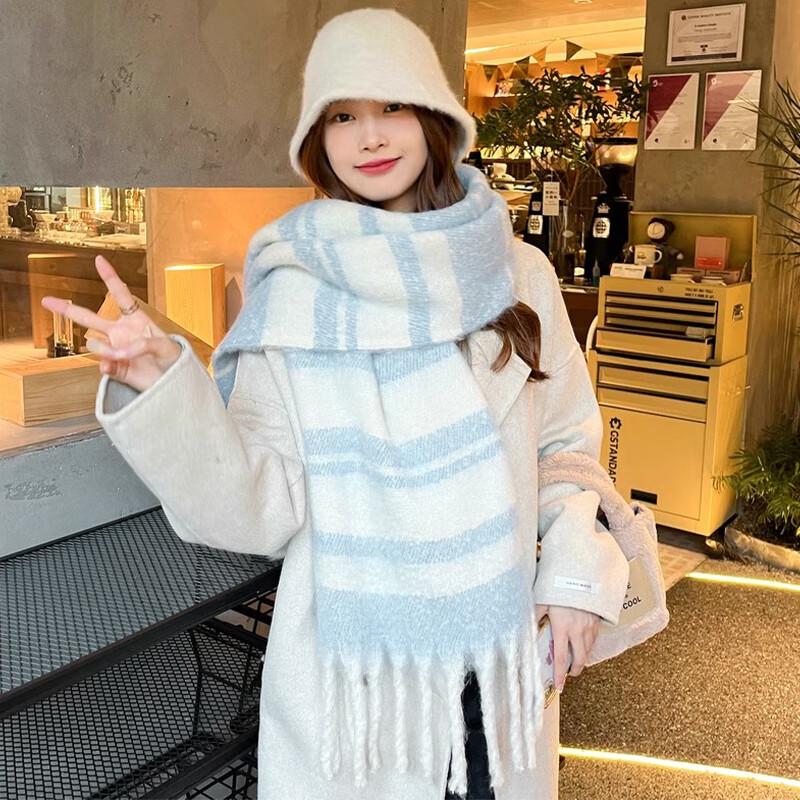 FitonTon Women's Winter Double-Sided Warm Scarf Shawl