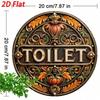 Vintage Metal Toilet Sign 20x30cm Humorous Home Outdoor Decor