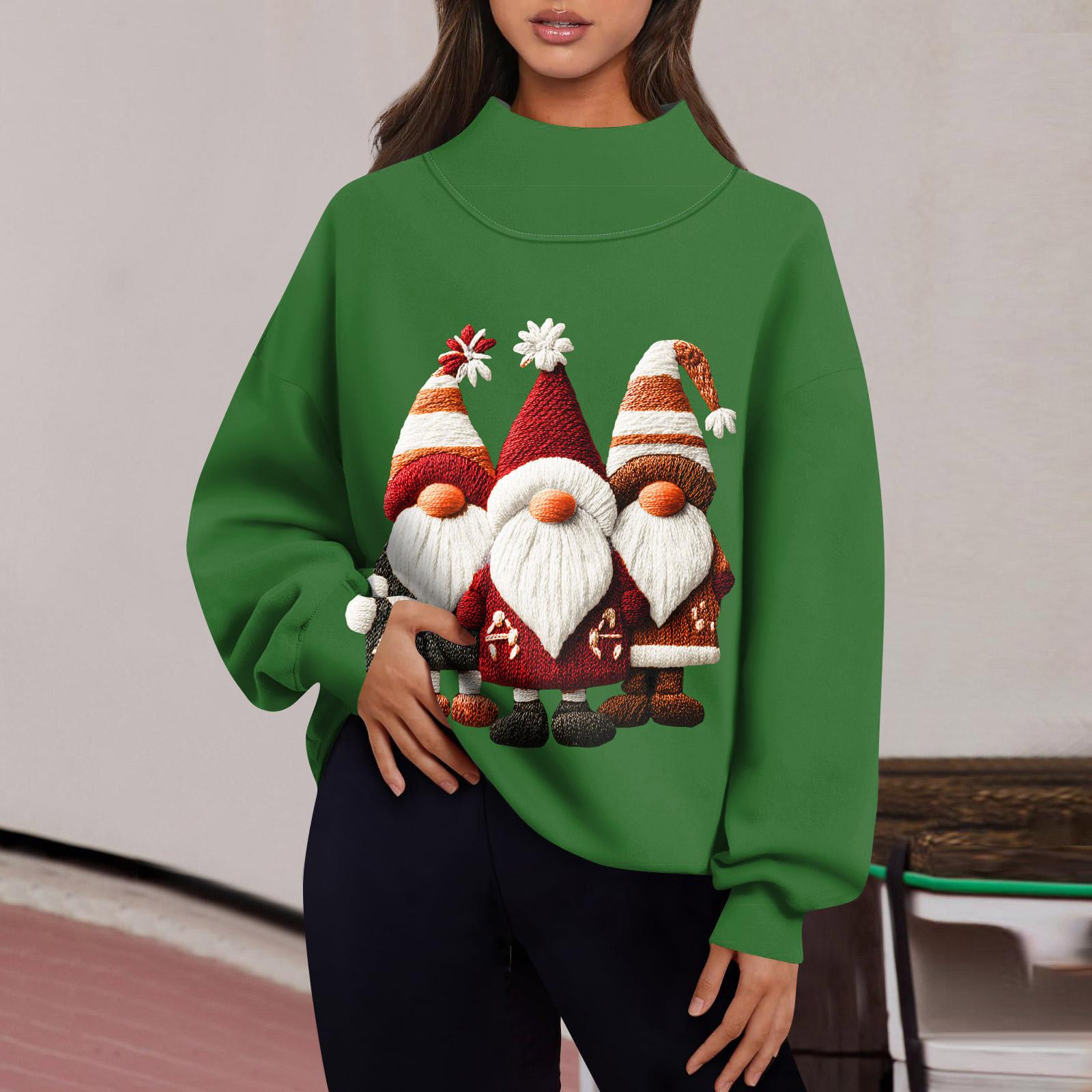 

Women s Sweatshirt Sports Flannel Sweatshirt Long Sleeve Top Casual V-Neck Sweatshirt L