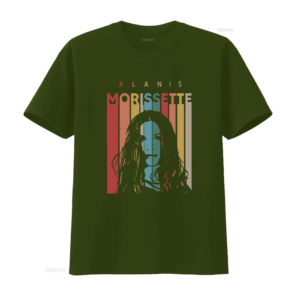 Alanis Morissette 90er Vintage T-Shirt The Triple Moon Tour 2024 S 5XL vintage Gewaschen Lässig Dehnbar Stilvoll Mode Leicht