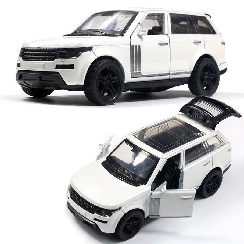 "Children's Off-Road Alloy Car Models with Open Doors - Sports Car Cake Decorations and Gifts for Boys"