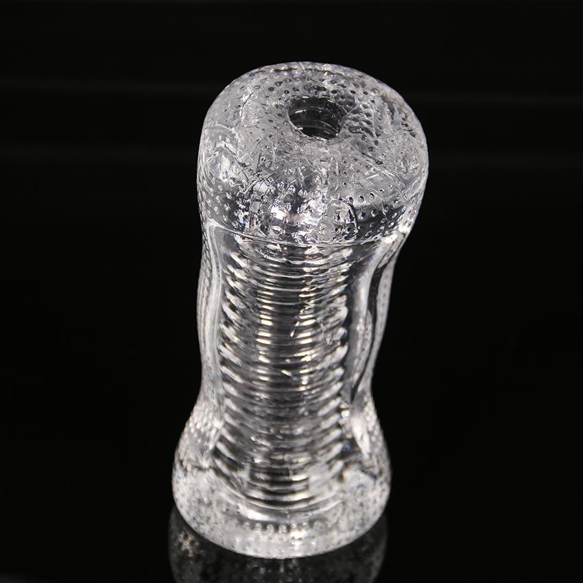 Silicone Transparent Vagina Pussy Masturbation Products Man Sex Toys Men Work Out Endurance Exercise Adult Sexual