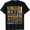 May Birthday Gifts - Kings Are Born In May Cotton Tee - MADE IN USA