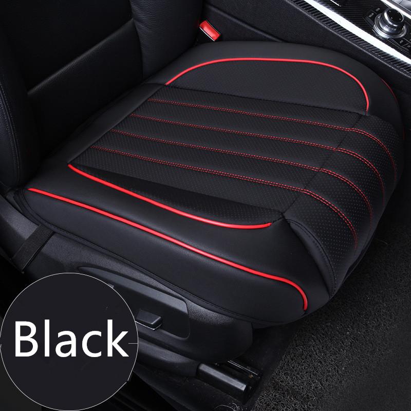 

Кожаный чехол на автомобильное сиденье, защитная подушка для автомобильного сиденья, автомобильные аксессуары, коврики, чехлы на автомобильные сиденья, автомобильное сиденье спереди и сзади чёрный