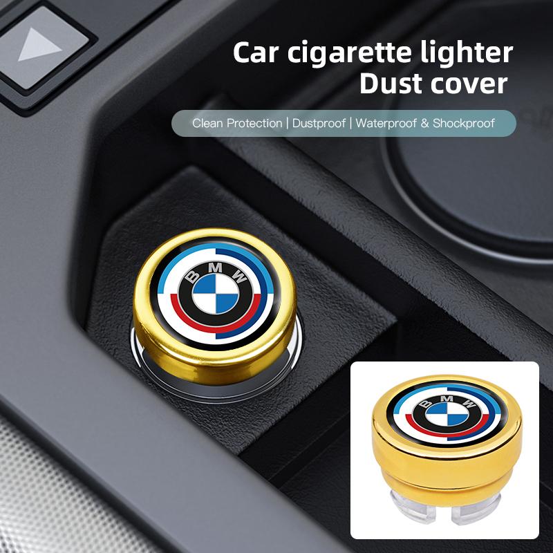 Car Cigarette Lighter Cover DustProof Decoration Cap For BMW Series i3 i4 G07 G06 G05 G02 G01 F48 F39 G42 G30 G20 G26 F01 F02