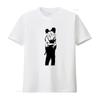 Banksy Kissing Coppers Druck Herren T-Shirt Einzigartiges Street Art Design für Modische Kleidung vintage Gewaschen Atmungsaktiv Weich