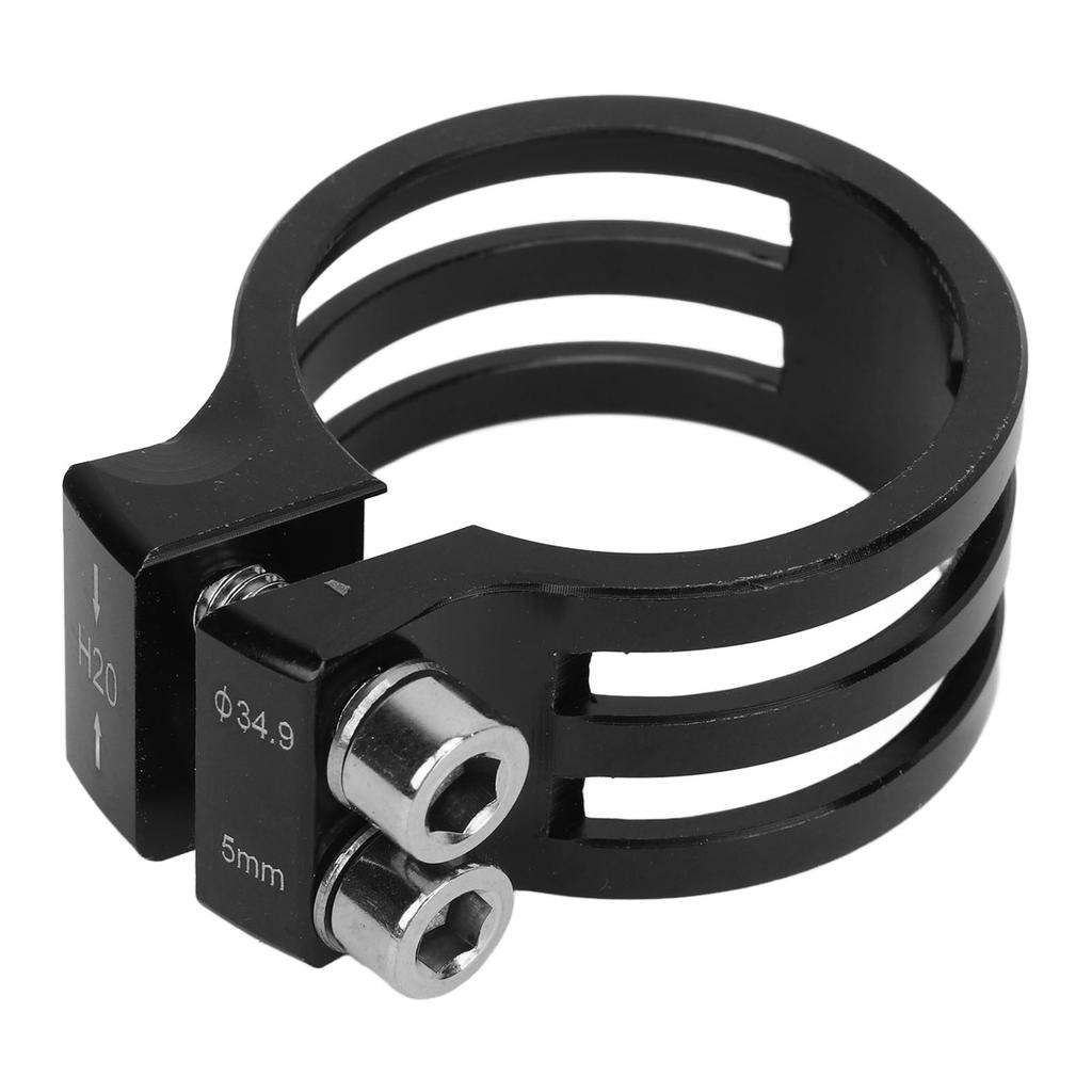 Bike Seat Post Clamp Aluminum Alloy Quick Release 34.9mm Carbon Fiber Bike Seat Clamp for MTB Bike Road Bike