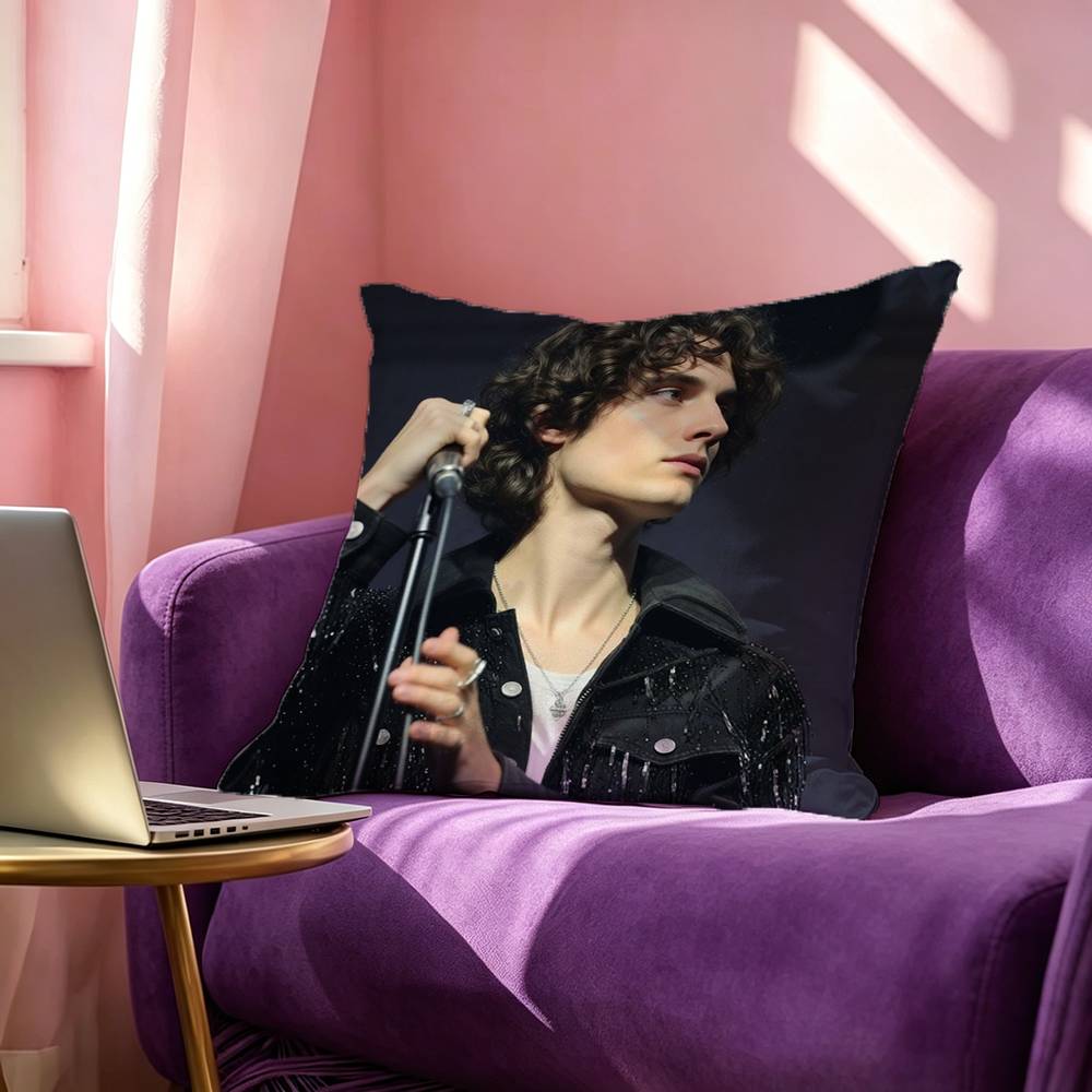 Singer SSomb Square DoubleSided printed Pillow Case Bedroom Bedside Pillow Sofa Cushion Cover