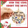 1-5PCS Christmas Countdown Hanging Ornament Santa Claus Tree Decoration Holiday Party Home Decor for Festive Celebration